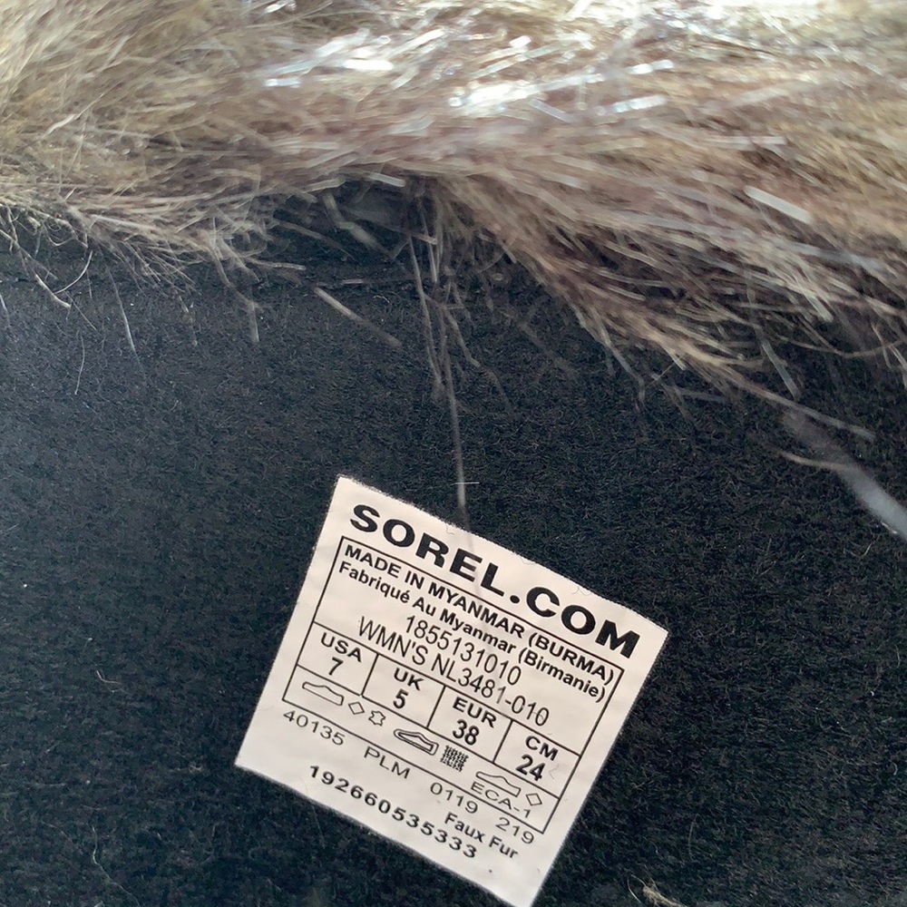 SOREL NEW! Joan of Arctic Waterproof Fur Cuff Tall Lace Up Winter Snow Boots - Picture 11 of 16